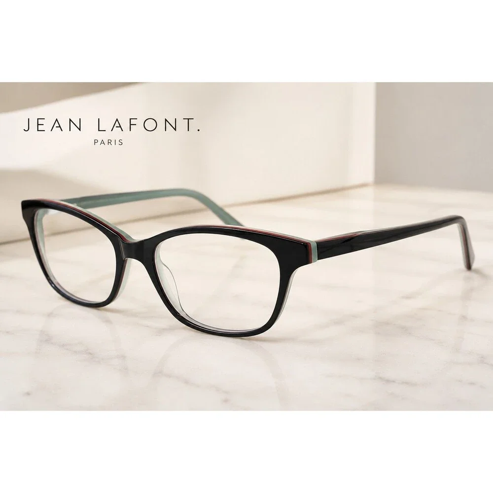 Jean Lafont Regard 3043 Eyeglasses Frames 49-16 Blue Green Red Made in France